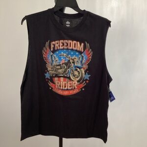 Freedom Rider “Legendary Power” Graphic Muscle Tank – Men’s Size XL